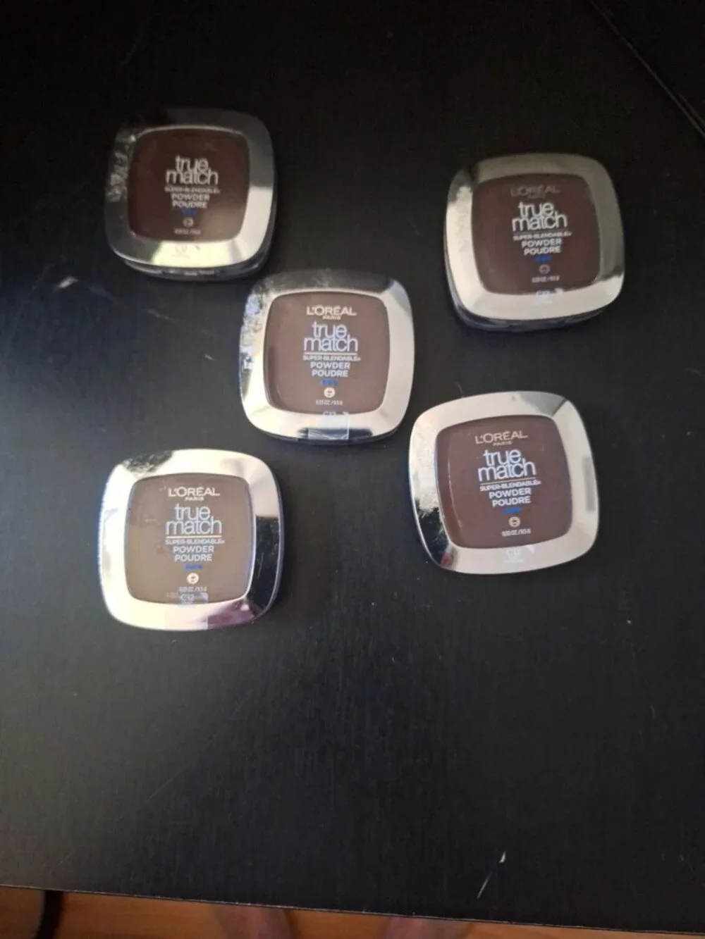 Lot of 5 L'Oreal True Match Super-Blendable Powders - Shade C12